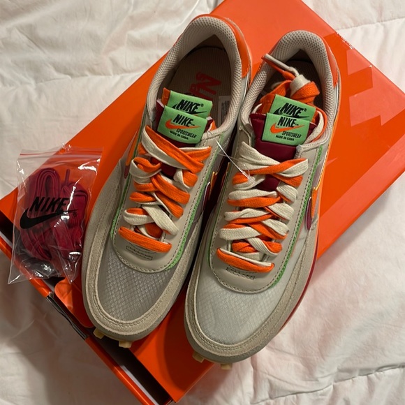 Nike Shoes - Nike Sacai x Clot x LDWaffle Net Orange Blaze NWT